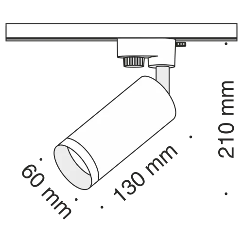 Трековый светильник Maytoni Track TR004-1-GU10-W  фото 7