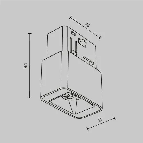 Трековый светильник Technical TR100-2-2W3K-S-W  фото 8