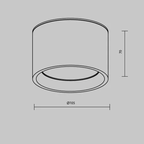 Потолочный светильник Technical C090CL-10W4K-B  фото 4