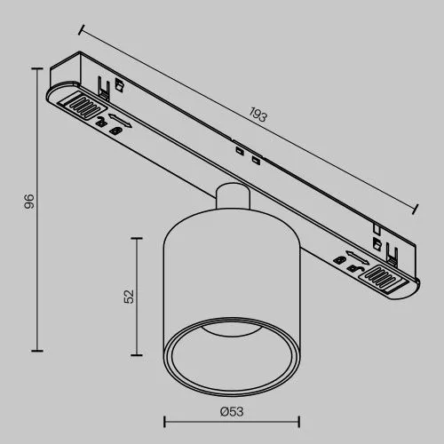 Трековый светильник Technical TR132-4-7W-DS-BS  фото 6