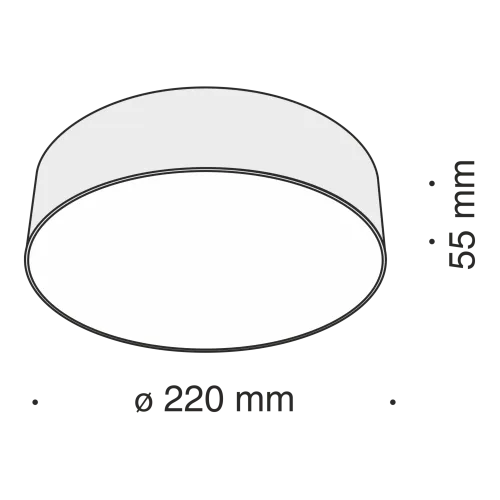 Потолочный светодиодный светильник Maytoni Zon C032CL-L32W4K  фото 4