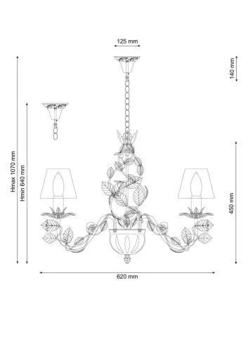 Подвесная люстра Lucia Tucci Fiori Di Rose 108.6  фото 3
